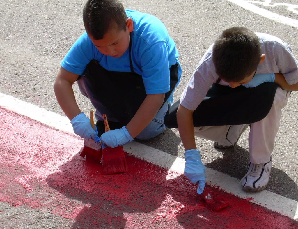 asphalt painting - The Big SandBox